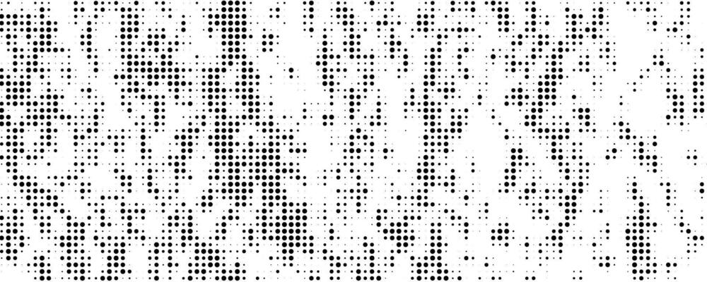 Halftone gritty noise texture. Grunge grit halftone background. Black and white sand noise wallpaper. Retro comic pixelated backdrop. Dirty grain spots, stains, dots textured overlay.