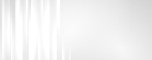 Grey gradient lines background. Abstract silver stripes wallpaper. Abstract gray tech backdrop. Vertical gris texture for graphic design, poster, banner, flyer, brochure, presentation. vector