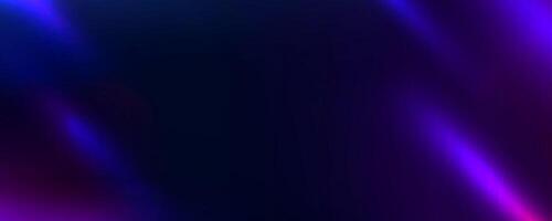 Purple blue light leak effect background. Film bokeh flare overlay. Vintage neon photo filter texture template. Exposed photography wallpaper. Abstract blur ultraviolet gradient backdrop vector