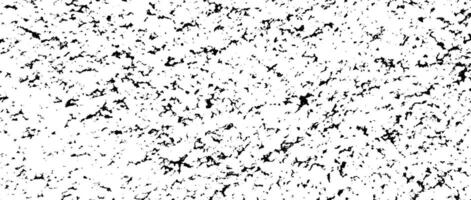 Black gritty grunge texture. Grainy rugged overlay background. Distressed noise surface with dust, particles, particles, specks. Rough speckled texture backdrop of concrete, cement, gravel. vector