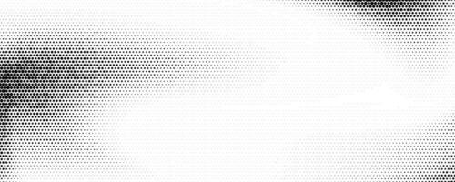 Faded halftone gradient texture. Grunge grit background. White and black sand noise wallpaper. Retro pixelated backdrop. Anime or manga style comic overlay. Halftone graphic design template vector