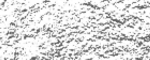 Halftone gritty noise texture. Grunge grit halftone background. Black dotted sand noise wallpaper. Retro comic pixelated backdrop. Dirty grain spots, stains, dots textured overlay. vector