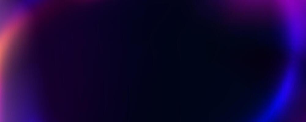 Blue purple light leak effect background. Film bokeh flare overlay. Vintage neon photo filter texture template. Exposed photography wallpaper. Abstract blur ultraviolet gradient backdrop
