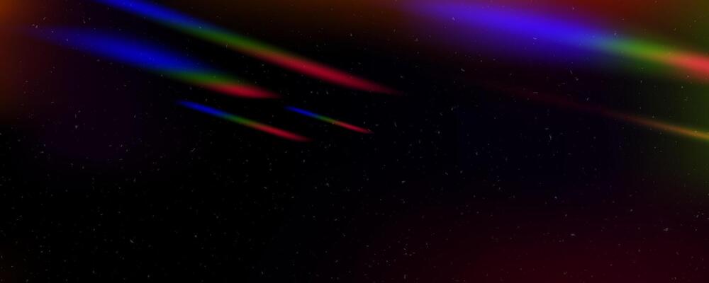 Light leak effect background. Rainbow light flares and bokeh overlay. Retro film photo filter texture. Old exposed photography backdrop. Abstract blur gradient wallpaper. Burnt color bg