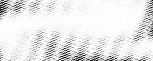 Grunge halftone gradient texture. Faded grit noise background. Black and white sandy gritty wallpaper. Retro pixelated backdrop. Anime or manga comic overlay. Graphic design textured halfton vector