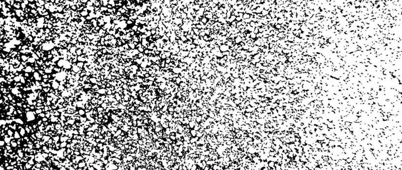 negro arenoso degradado textura. grunge grano cubrir antecedentes. afligido ruido superficie con polvo, arena, partículas, motas, motas áspero sucio gránulo fondo de concreto, cemento, grava. vector