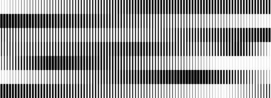 Striped halftone gradient texture. Fading line gradation background. Repeating strip pattern backdrop. Black and white parallel lines wallpaper. Doppler effect overlay concept. Halfton patern vector