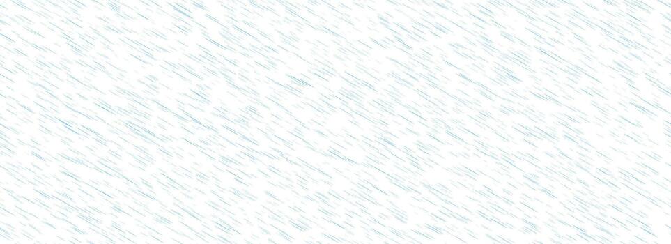 Seamless heavy rain pattern. Diagonal pouring rain texture. Repeating falling water drop background. Sleet, hail or snow precipitation wallpaper. Blue downpour backdrop. vector