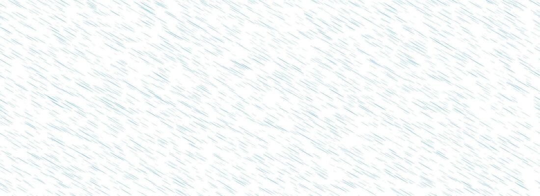 Seamless heavy rain pattern. Diagonal pouring rain texture. Repeating falling water drop background. Sleet, hail or snow precipitation wallpaper. Blue downpour backdrop.