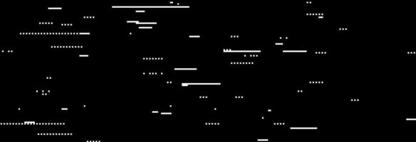 Glitch vhs pixel noise texture. TV static noise wallpaper. Random interference signal concept. Black white rippled tape background. Image distortion distressed backdrop effect. Dotted bg vector