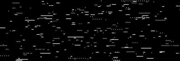 TV static noise wallpaper. Glitch vhs pixel noise texture. Random interference signal concept. Black white rippled tape background. Image distorted distressed backdrop effect. vector