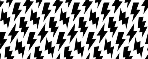 Lightning bolt seamless pattern. Thunder bolt repeating background. Flash thunderbolt ornament wallpaper. Strike arrow and energy power backdrop for poster, banner, graphic design, card vector