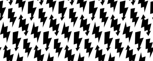 Lightning bolt seamless pattern. Thunder bolt repeating background. Flash thunderbolt ornament wallpaper. Blitz strike arrows for poster, banner, graphic design, print. Cartoon backdrop vector