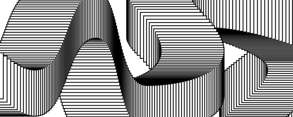 Wavy poster design background with flying cards or frames. Black white blended square template for poster, banner, flyer, brochure, leaflet, booklet, decor. Retro dynamic abstract wallpaper