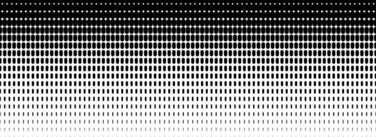 Dotted halftone gradient texture. Fading oval dot background. Repeated dots gradation pattern background. Black vanishing comic pop art overlay backdrop. Halftone raster effect wallpaper vector