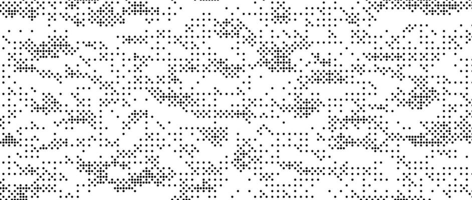Pixelated grain texture bitmap. Dither grunge background. Abstract dotted glitchy pattern. game screen wallpaper. Retro pixel art backdrop. Comic halftone overlay. Dust speckles effect