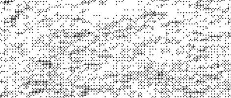 Pixelated grain sand texture bitmap. Dither grunge background. Abstract dotted glitchy pattern. game screen wallpaper. Retro comic pixel art overlay backdrop. Rough speckles effect vector