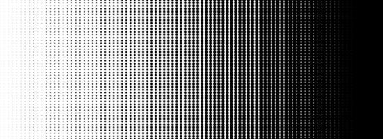 Dotted halftone gradient texture. Fading polka dot background. Repeated dots gradation pattern. Black vanishing comic pop art overlay backdrop. Halftone raster effect wallpaper. vector
