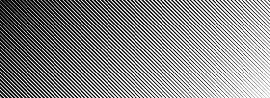 Oblique line halftone gradation texture. Fading diagonal stripe gradient background. Black slant lines pattern backdrop. Vanishing thin parallel stripes wallpaper for overlay, print, cover. vector