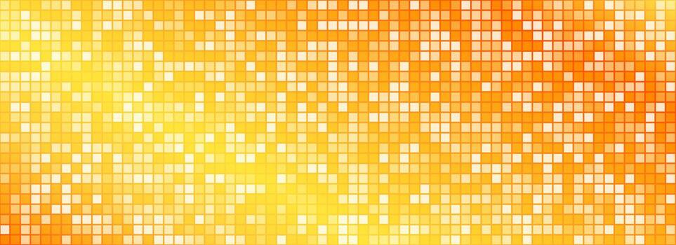 Shining golden disco party pattern background. Iridescent gold sequin mosaic texture. Abstract sparkling yellow halftone wallpaper. Pop up comic glowing glitter backdrop. Retro design template vector