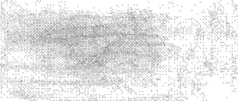 Pixelated grain gradient texture bitmap. Dither grunge background. Abstract dotted glitchy overlay. game screen wallpaper. Retro comic pixel art backdrop. Rough speckles effect vector