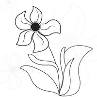 A minimalist flower outline style focuses on simple, clean lines and shapes, often using a single color. A boho flower style, on embraces a more free-spirited. vector