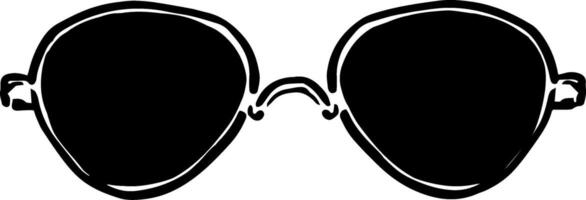 Whimsical Sunglasses Illustration for Apparel Branding vector