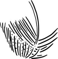 Palm Leaf Illustration for Summer Decor Projects vector