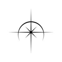 North star design vector