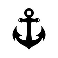Simple Nautical Anchor Graphic, Nautical and Maritime Theme. vector