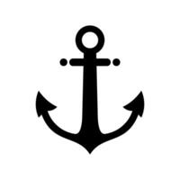 Marine Anchor Icon Isolated, Sailing and Sea Adventure Concept vector