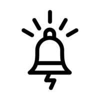 Bell Line Art Icon Illustration vector