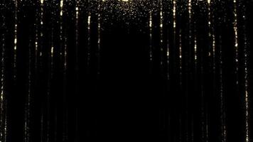 Gold Dust Particles Background Animation video