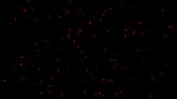 Realistic Rain or Meteor Fall on Black Background video