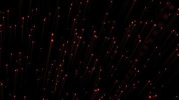 Abstract Meteor Rain on Black Background video