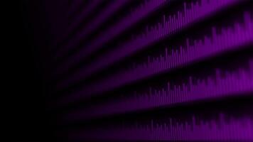 A purple background with sound waves video