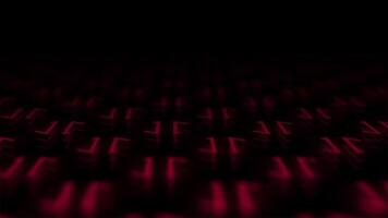 A red background with many red lights video