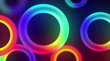 Dynamic Neon Background Vibrant and Colorful video