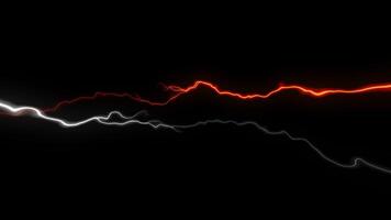 Abstract Thunderstorm Lightning Overlay video