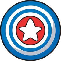 Shield of Memorial Day. Memorial Day in the United States. vector