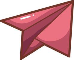 Send message or plane icon. Adobe Illustrator Artwork vector