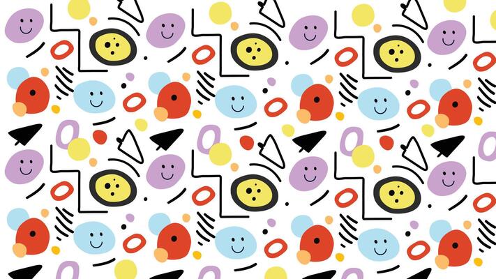 Art Smiley Face Background
