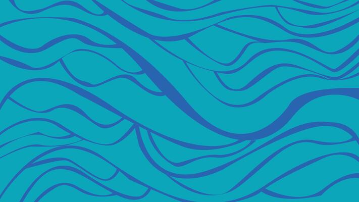 Aqua Wave Lines Flowing Background
