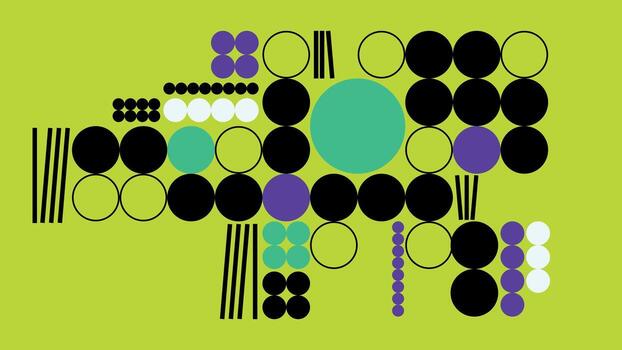 moderno círculos y líneas antecedentes vector