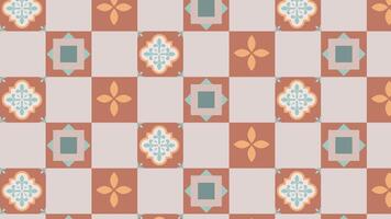 Retro pink waves background vector