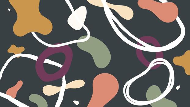 Dark abstract shape background vector