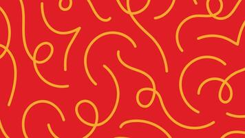 Yellow Curl Dance Background vector