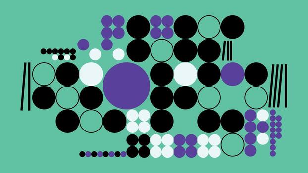 Geometric color grid background vector