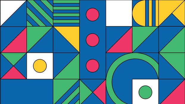 negrita geométrico bloquear antecedentes vector