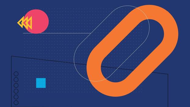 Modern Abstract Shapes Background vector